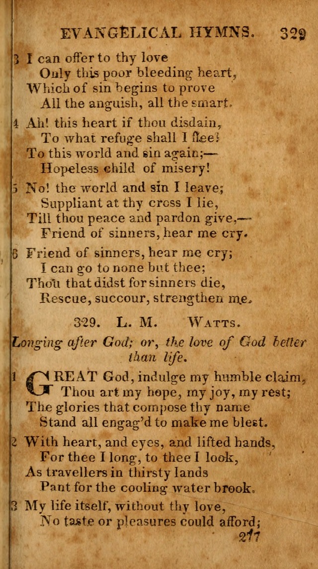 Evangelical Hymns: for private, family, social, and public worship; selected from various authors (3rd ed. enl.) page 277