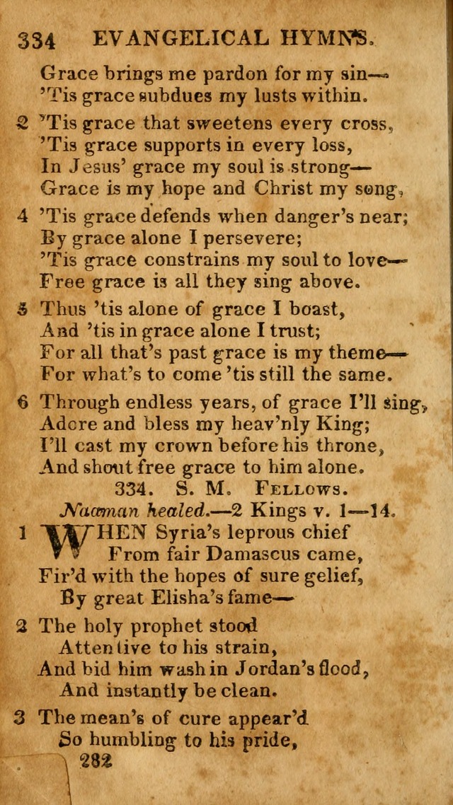 Evangelical Hymns: for private, family, social, and public worship; selected from various authors (3rd ed. enl.) page 282