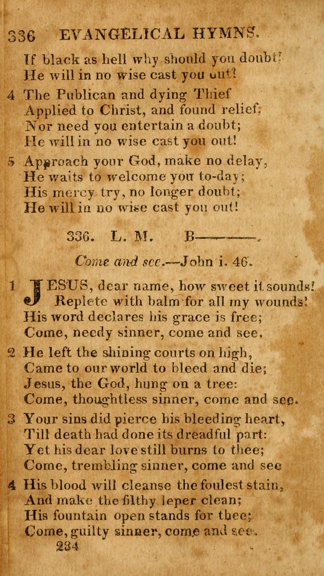 Evangelical Hymns: for private, family, social, and public worship; selected from various authors (3rd ed. enl.) page 284