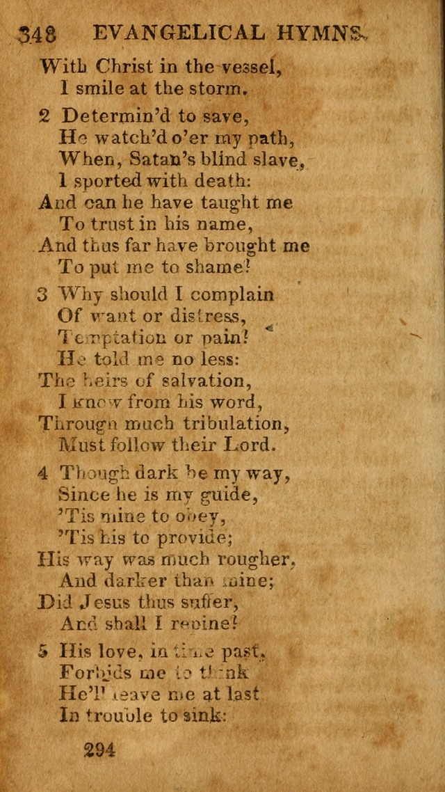 Evangelical Hymns: for private, family, social, and public worship; selected from various authors (3rd ed. enl.) page 294