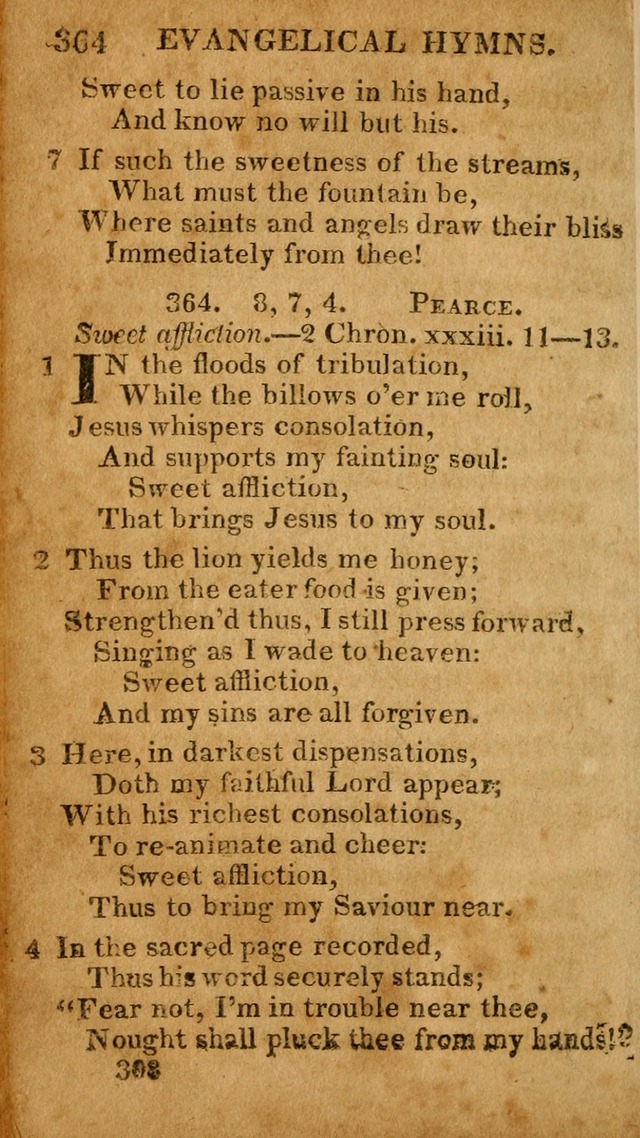 Evangelical Hymns: for private, family, social, and public worship; selected from various authors (3rd ed. enl.) page 308