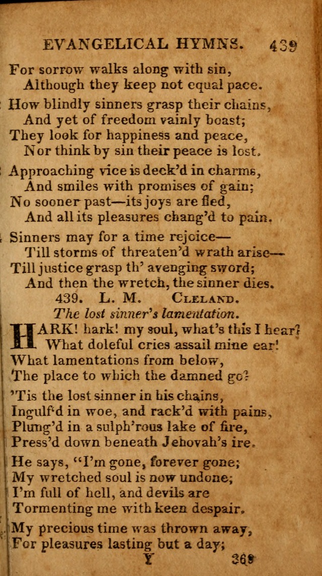 Evangelical Hymns: for private, family, social, and public worship; selected from various authors (3rd ed. enl.) page 369