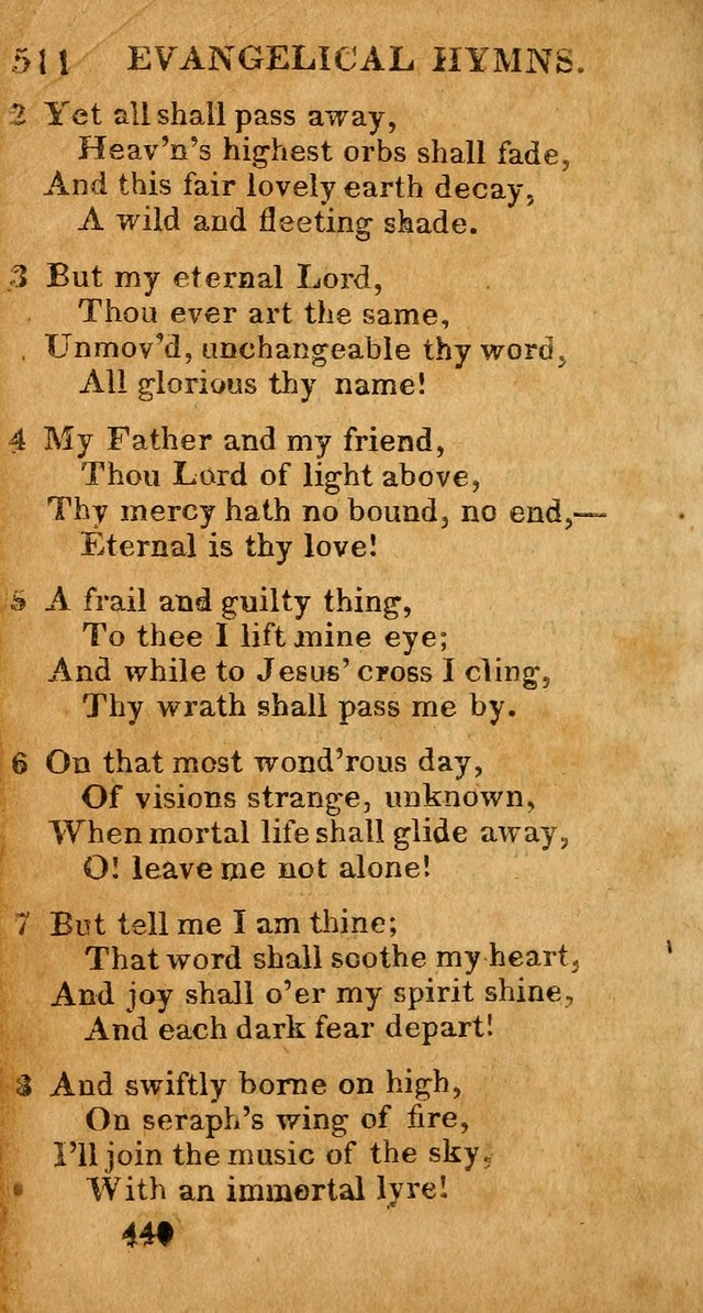 Evangelical Hymns: for private, family, social, and public worship; selected from various authors (3rd ed. enl.) page 440