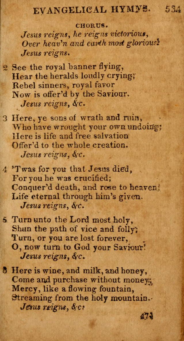 Evangelical Hymns: for private, family, social, and public worship; selected from various authors (3rd ed. enl.) page 471