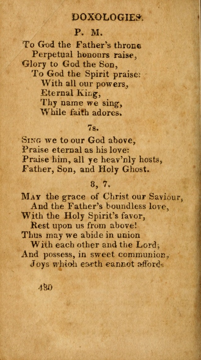 Evangelical Hymns: for private, family, social, and public worship; selected from various authors (3rd ed. enl.) page 480