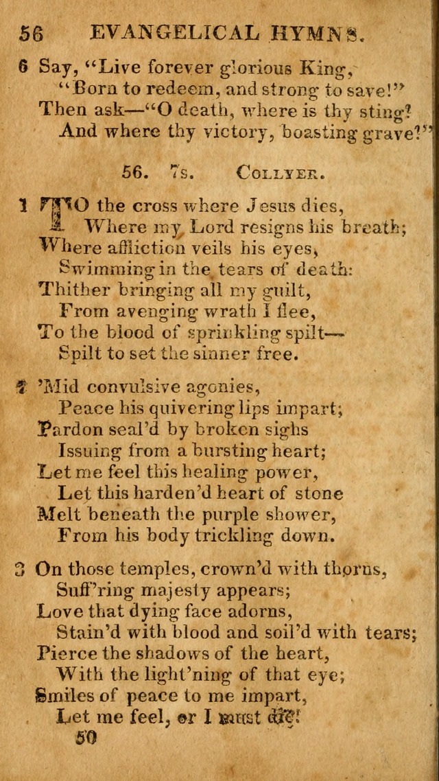 Evangelical Hymns: for private, family, social, and public worship; selected from various authors (3rd ed. enl.) page 50