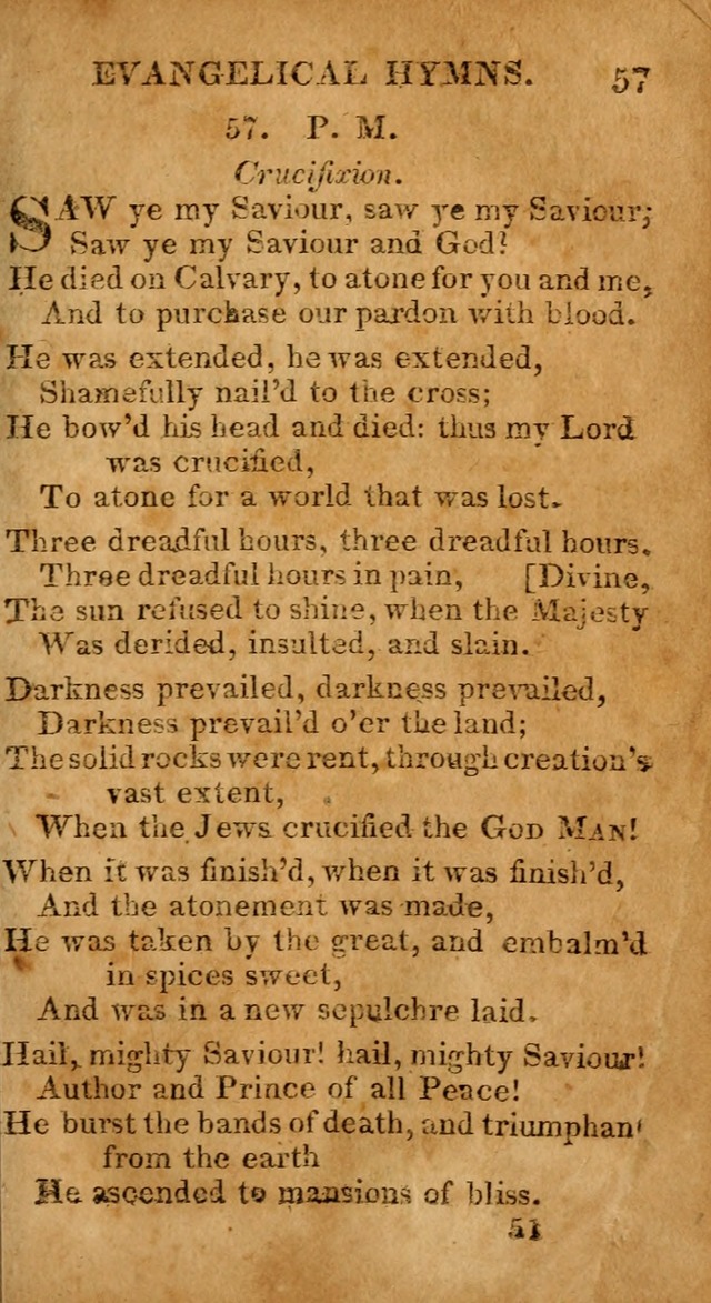 Evangelical Hymns: for private, family, social, and public worship; selected from various authors (3rd ed. enl.) page 51