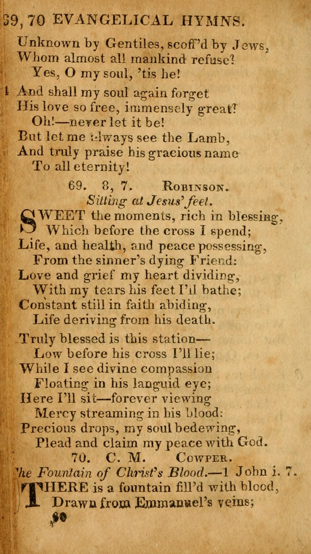 Evangelical Hymns: for private, family, social, and public worship; selected from various authors (3rd ed. enl.) page 60