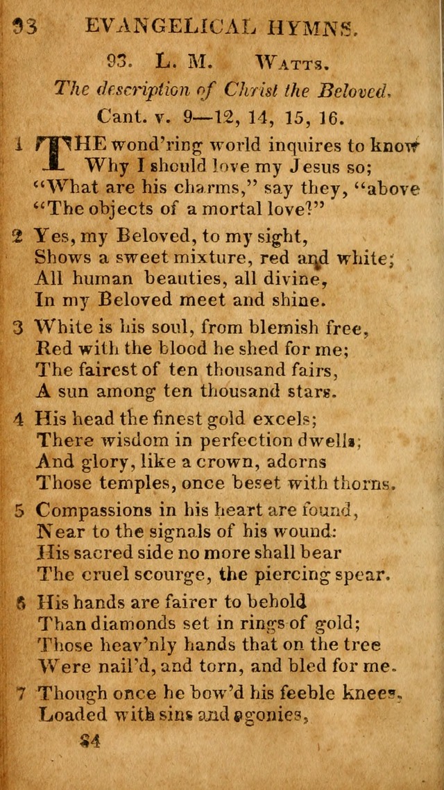 Evangelical Hymns: for private, family, social, and public worship; selected from various authors (3rd ed. enl.) page 84