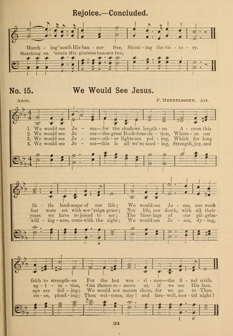 The Epworth Hymnal No. 3: For use in Young People