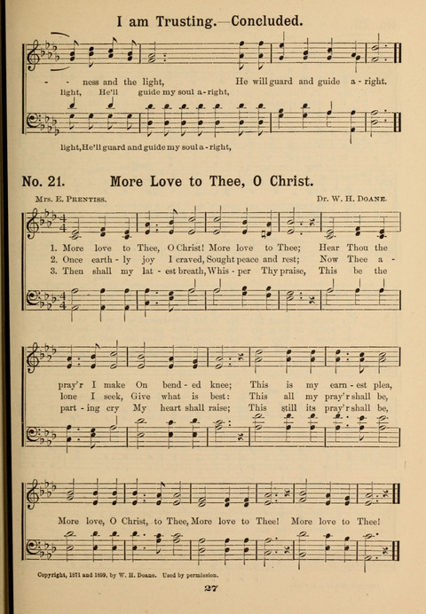 The Epworth Hymnal No. 3: For use in Young People