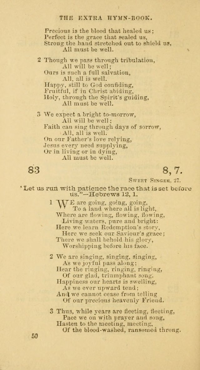 The Extra Hymn Book page 50