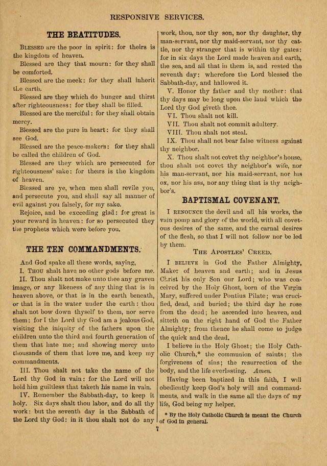 The Epworth Hymnal: containing standard hymns of the Church, songs for the Sunday-School, songs for social services, songs for the home circle, songs for special occasions page 12