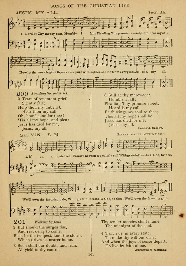 The Epworth Hymnal: containing standard hymns of the Church, songs for the Sunday-School, songs for social services, songs for the home circle, songs for special occasions page 146