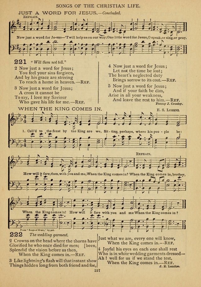 The Epworth Hymnal: containing standard hymns of the Church, songs for the Sunday-School, songs for social services, songs for the home circle, songs for special occasions page 162