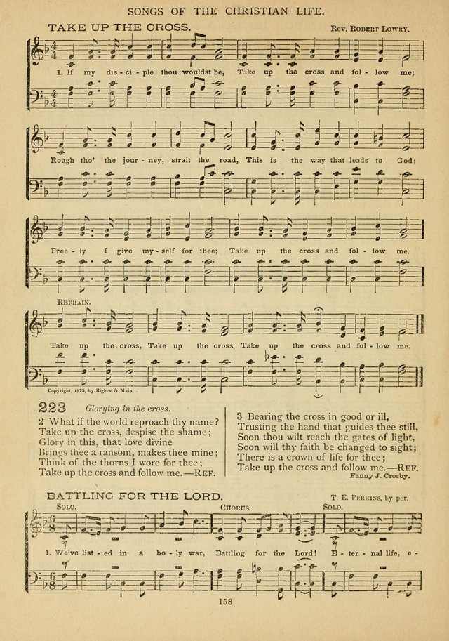 The Epworth Hymnal: containing standard hymns of the Church, songs for the Sunday-School, songs for social services, songs for the home circle, songs for special occasions page 163