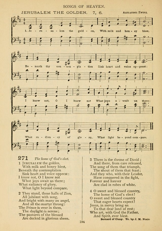 The Epworth Hymnal: containing standard hymns of the Church, songs for the Sunday-School, songs for social services, songs for the home circle, songs for special occasions page 199