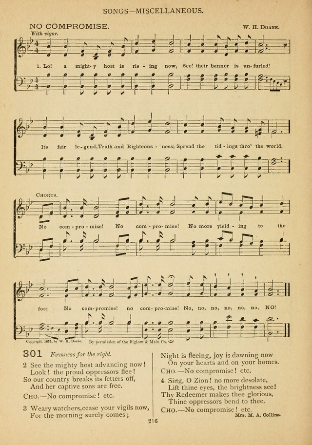 The Epworth Hymnal: containing standard hymns of the Church, songs for the Sunday-School, songs for social services, songs for the home circle, songs for special occasions page 221