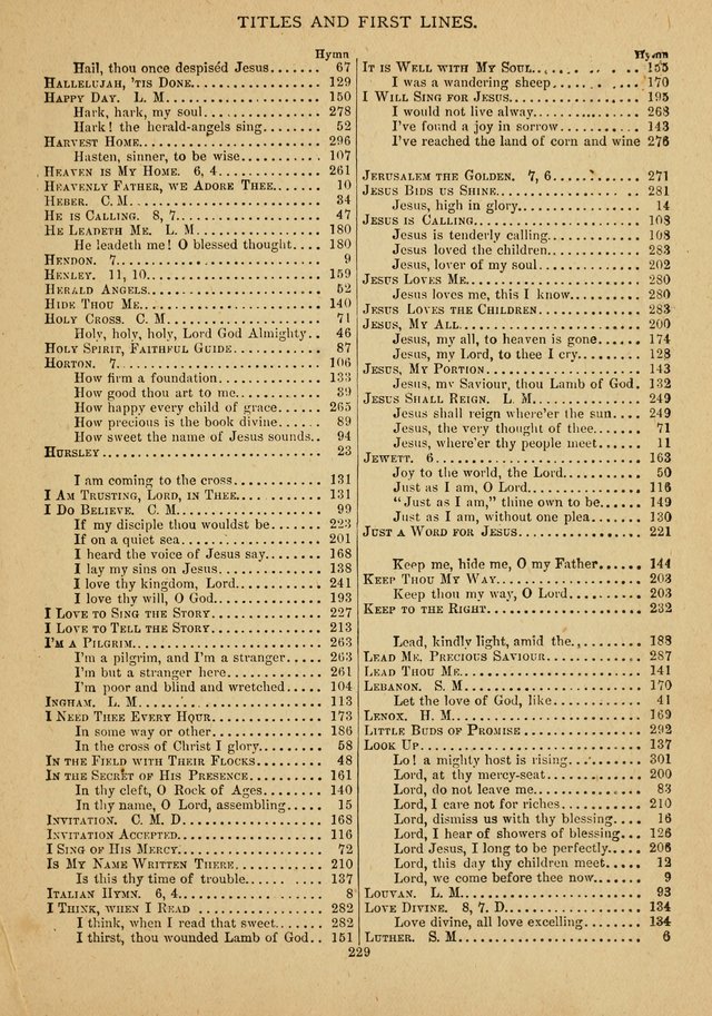 The Epworth Hymnal: containing standard hymns of the Church, songs for the Sunday-School, songs for social services, songs for the home circle, songs for special occasions page 234