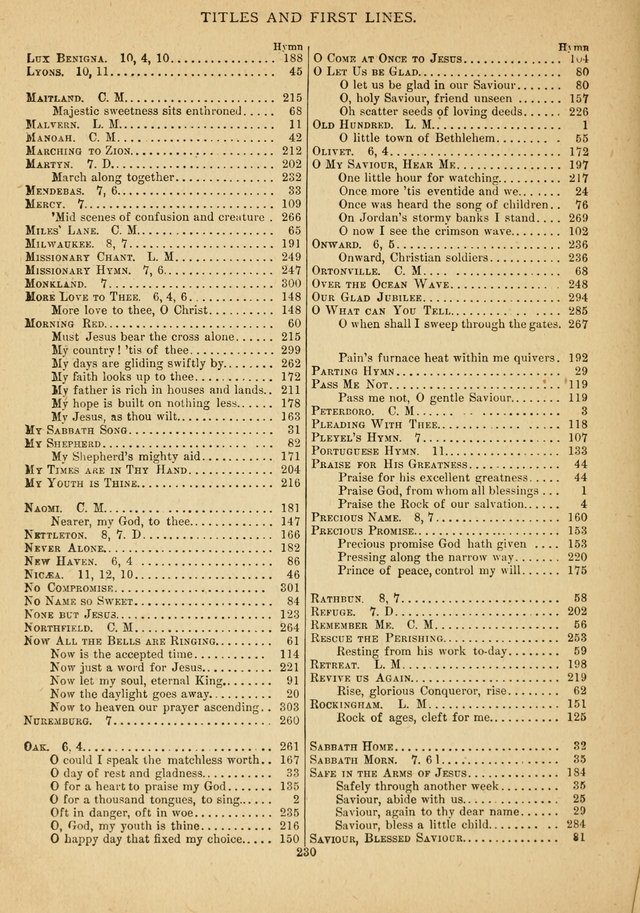 The Epworth Hymnal: containing standard hymns of the Church, songs for the Sunday-School, songs for social services, songs for the home circle, songs for special occasions page 235