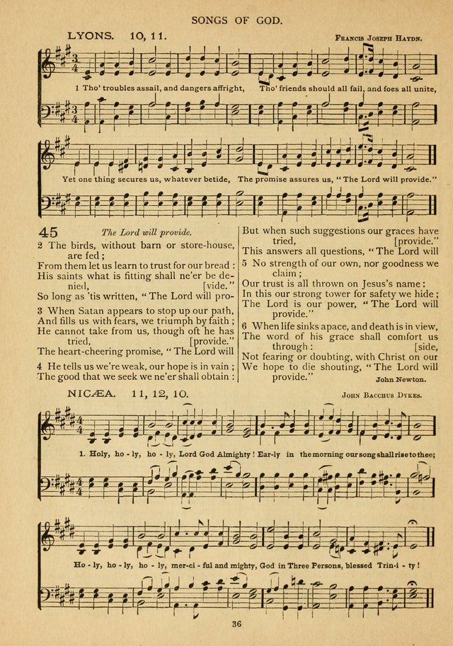 The Epworth Hymnal: containing standard hymns of the Church, songs for the Sunday-School, songs for social services, songs for the home circle, songs for special occasions page 41