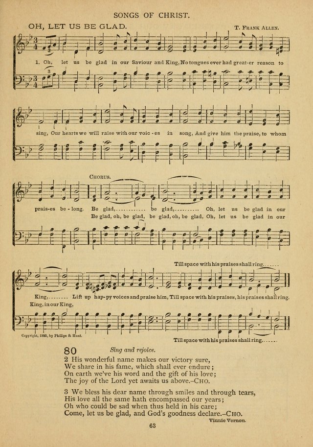 The Epworth Hymnal: containing standard hymns of the Church, songs for the Sunday-School, songs for social services, songs for the home circle, songs for special occasions page 68