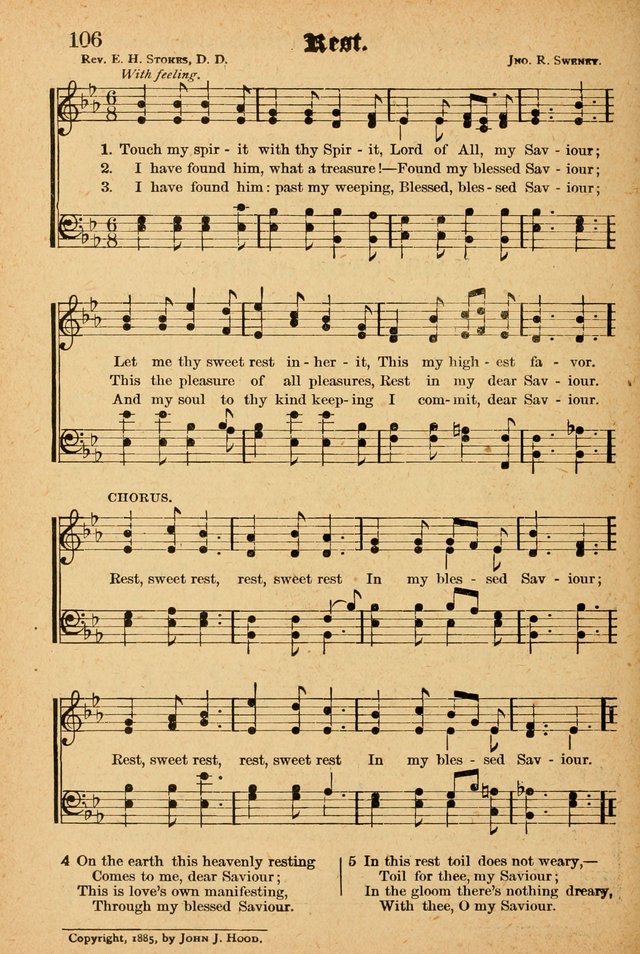 The Emory Hymnal: a collection of sacred hymns and music for use in public worship, Sunday-schools, social meetings and family worship page 104