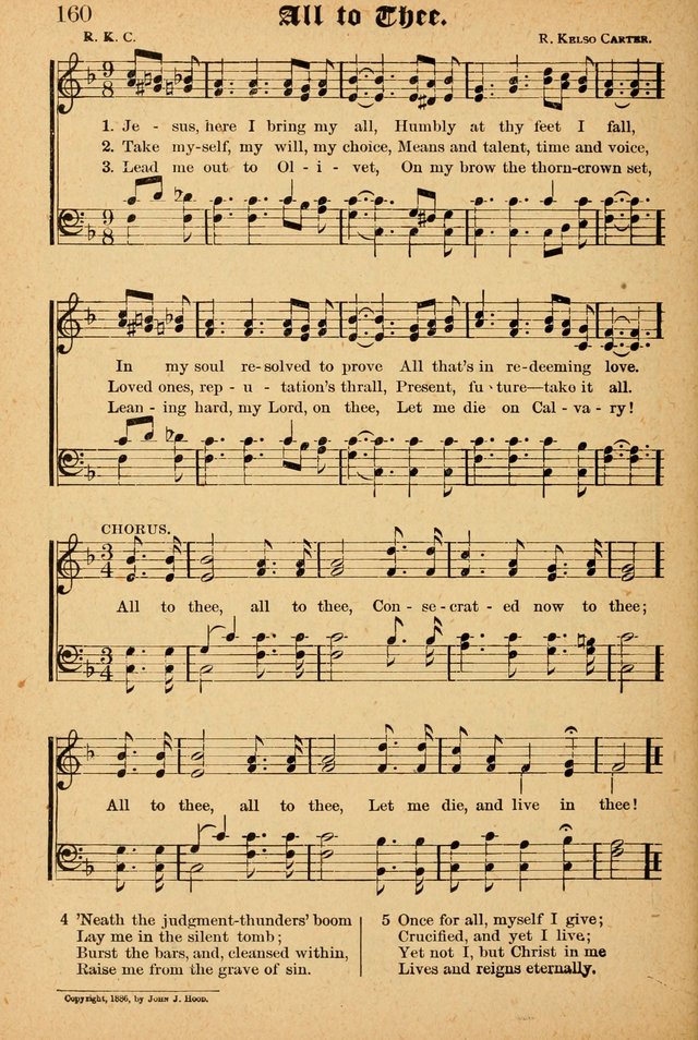 The Emory Hymnal: a collection of sacred hymns and music for use in public worship, Sunday-schools, social meetings and family worship page 158