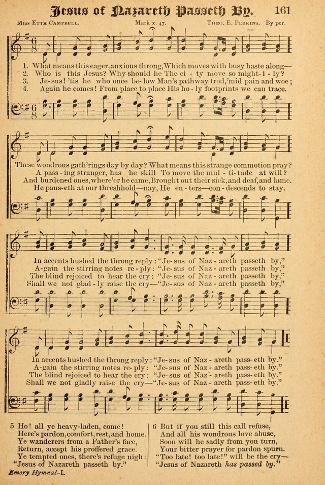 The Emory Hymnal: a collection of sacred hymns and music for use in public worship, Sunday-schools, social meetings and family worship page 159