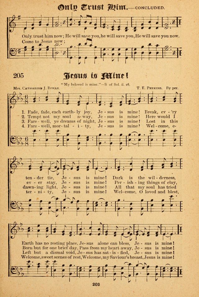 The Emory Hymnal: a collection of sacred hymns and music for use in public worship, Sunday-schools, social meetings and family worship page 201