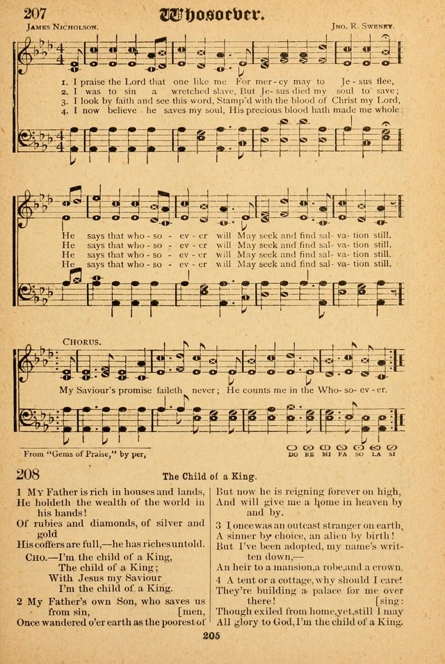 The Emory Hymnal: a collection of sacred hymns and music for use in public worship, Sunday-schools, social meetings and family worship page 203