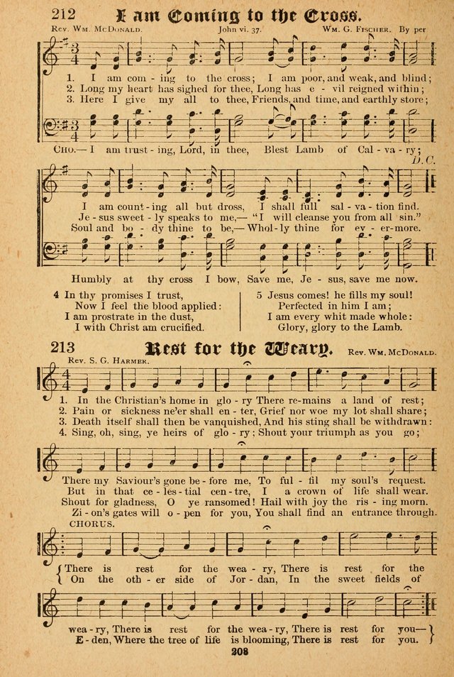 The Emory Hymnal: a collection of sacred hymns and music for use in public worship, Sunday-schools, social meetings and family worship page 206