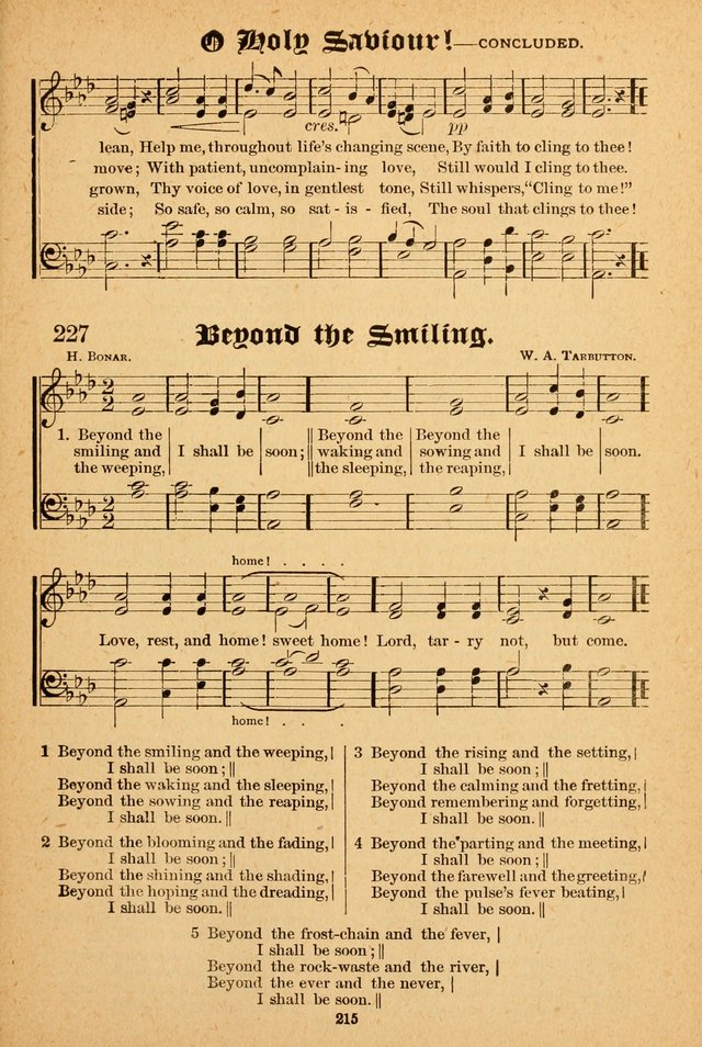 The Emory Hymnal: a collection of sacred hymns and music for use in public worship, Sunday-schools, social meetings and family worship page 213