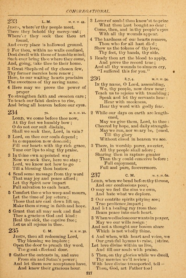 The Emory Hymnal: a collection of sacred hymns and music for use in public worship, Sunday-schools, social meetings and family worship page 215