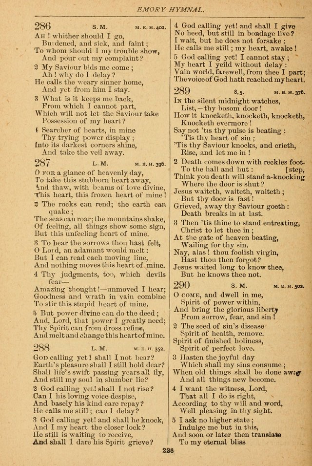 The Emory Hymnal: a collection of sacred hymns and music for use in public worship, Sunday-schools, social meetings and family worship page 226