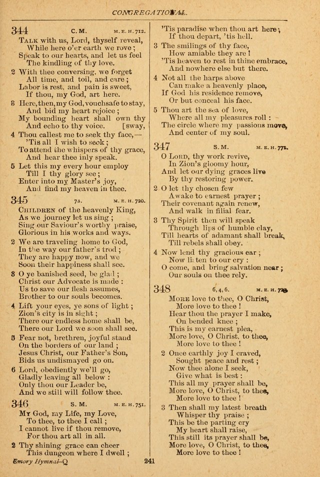 The Emory Hymnal: a collection of sacred hymns and music for use in public worship, Sunday-schools, social meetings and family worship page 239