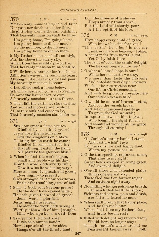 The Emory Hymnal: a collection of sacred hymns and music for use in public worship, Sunday-schools, social meetings and family worship page 245