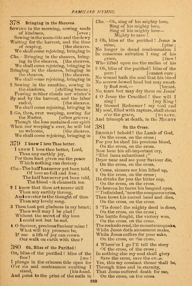 The Emory Hymnal: a collection of sacred hymns and music for use in public worship, Sunday-schools, social meetings and family worship page 247