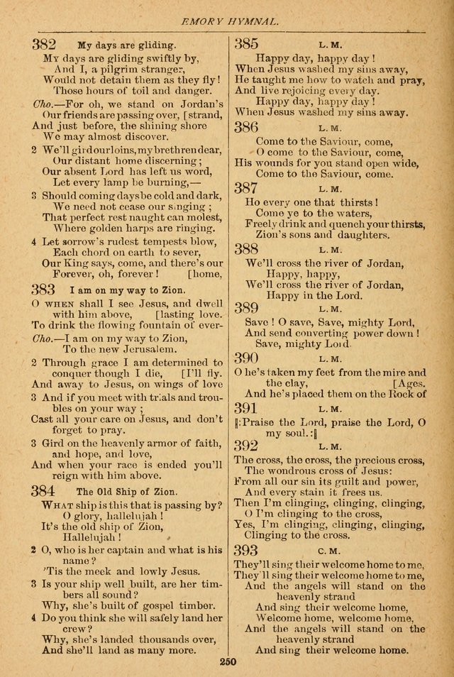 The Emory Hymnal: a collection of sacred hymns and music for use in public worship, Sunday-schools, social meetings and family worship page 248