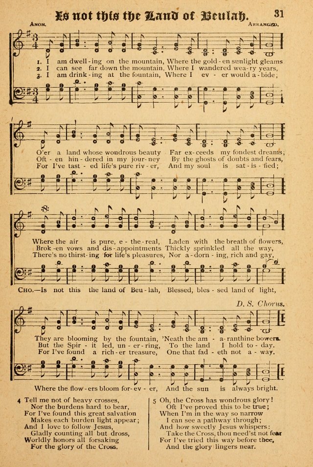 The Emory Hymnal: a collection of sacred hymns and music for use in public worship, Sunday-schools, social meetings and family worship page 31