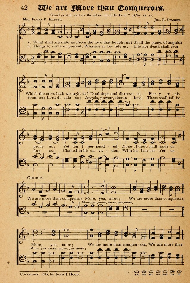 The Emory Hymnal: a collection of sacred hymns and music for use in public worship, Sunday-schools, social meetings and family worship page 42