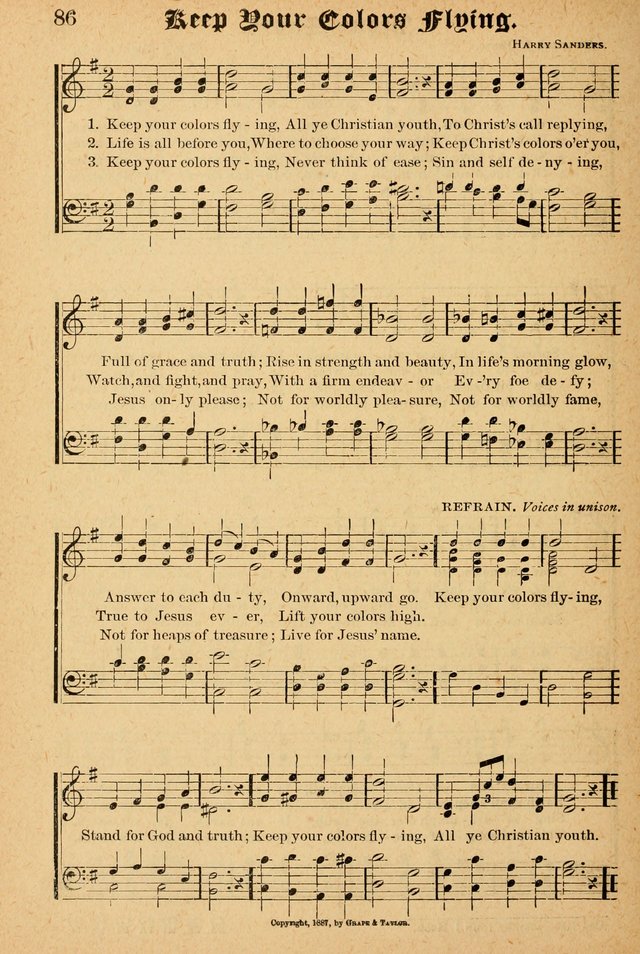 The Emory Hymnal: a collection of sacred hymns and music for use in public worship, Sunday-schools, social meetings and family worship page 86