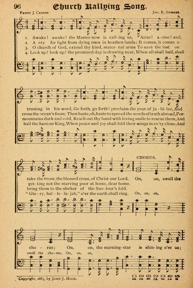 The Emory Hymnal: a collection of sacred hymns and music for use in public worship, Sunday-schools, social meetings and family worship page 96