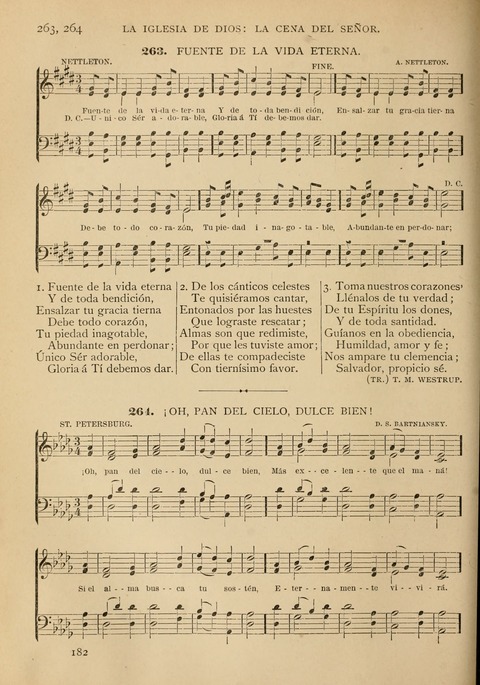 El Himnario Evangelico : Para el Uso de Todas Las Iglesias page 179