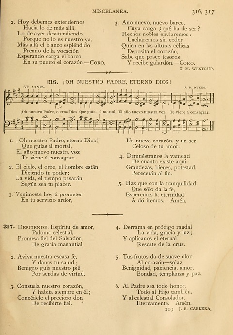 El Himnario Evangelico : Para el Uso de Todas Las Iglesias page 216