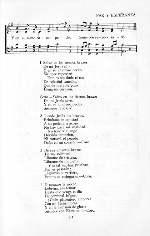 El Himnario para el uso de las Iglesias Evangelicas de Habla Espanola en Todo el Mundo page 211