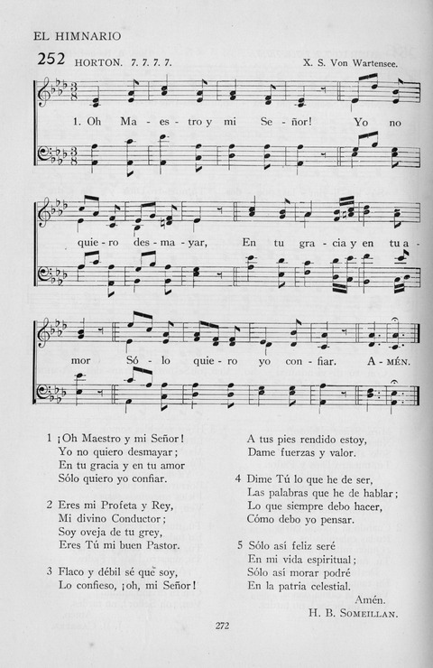 El Himnario para el uso de las Iglesias Evangelicas de Habla Espanola en Todo el Mundo page 272
