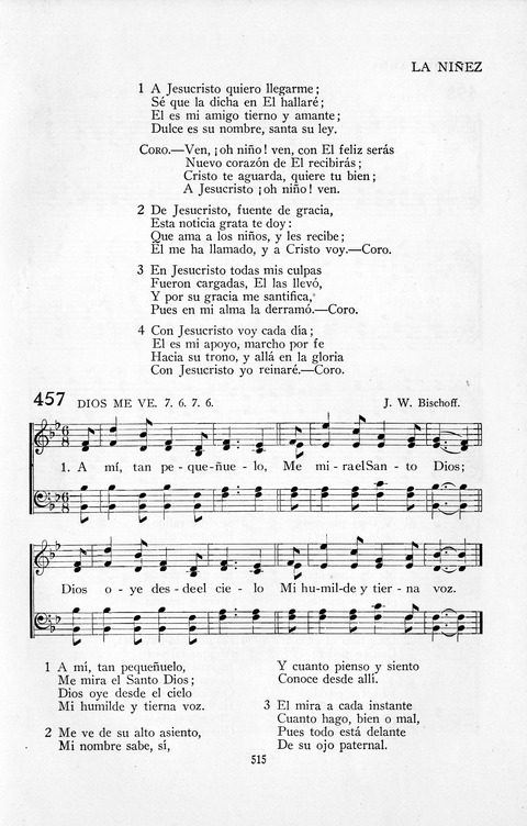 El Himnario para el uso de las Iglesias Evangelicas de Habla Espanola en Todo el Mundo page 516