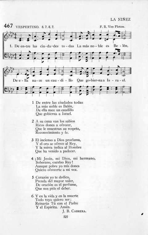 El Himnario para el uso de las Iglesias Evangelicas de Habla Espanola en Todo el Mundo page 526