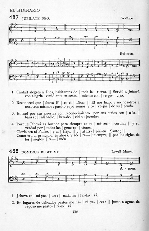 El Himnario para el uso de las Iglesias Evangelicas de Habla Espanola en Todo el Mundo page 547